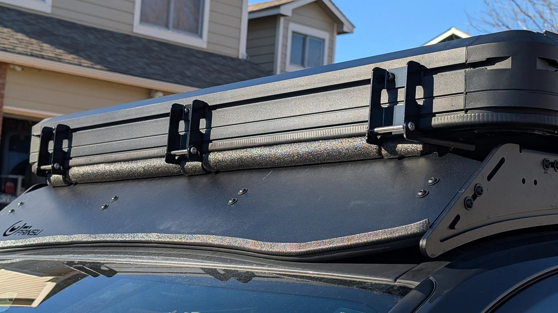 2025 4runner 6th gen Prinsu Pro roof rack installed - video PXL_20260105_175502677