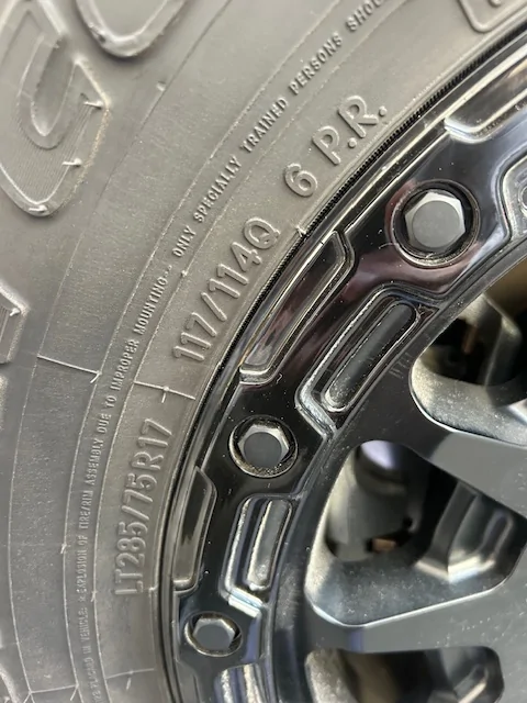 2025 4runner 6th gen FOR SALE LIKE NEW! 4 Black Fuel Fortress Wheels 17x8.5 +25 and 4 Toyo Open Country AT3 285/75/17 34" Tires IMG_4346