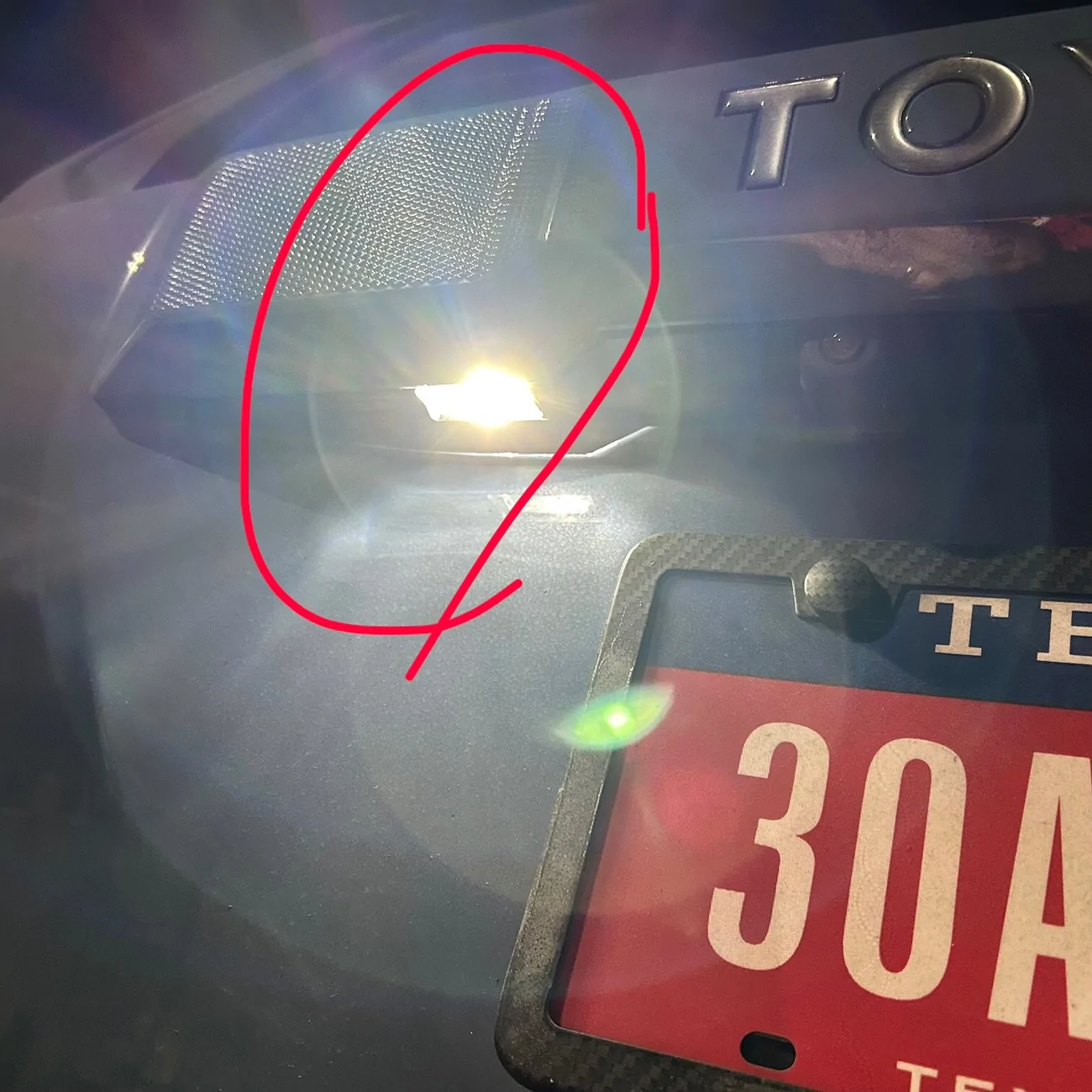 2025 4runner 6th gen Lift gate light. How long does yours stay on? Is mine broken? IMG_9870