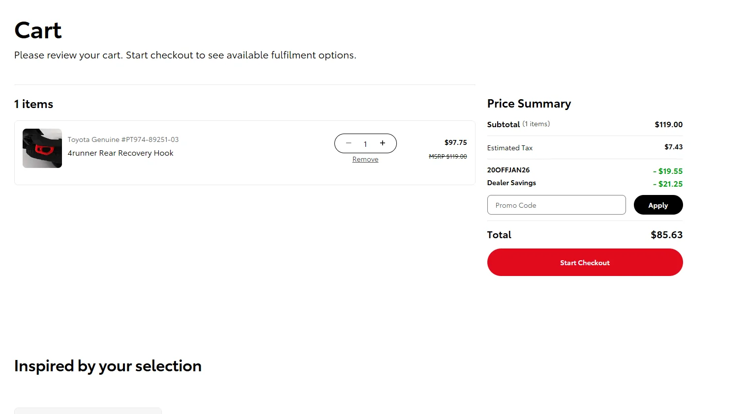 2025 4runner 6th gen Toyota OEM Rear Recovery Hook (Part number # PT974-89251-03 and PT974-89251-AA) Screenshot 2026-01-12 055735
