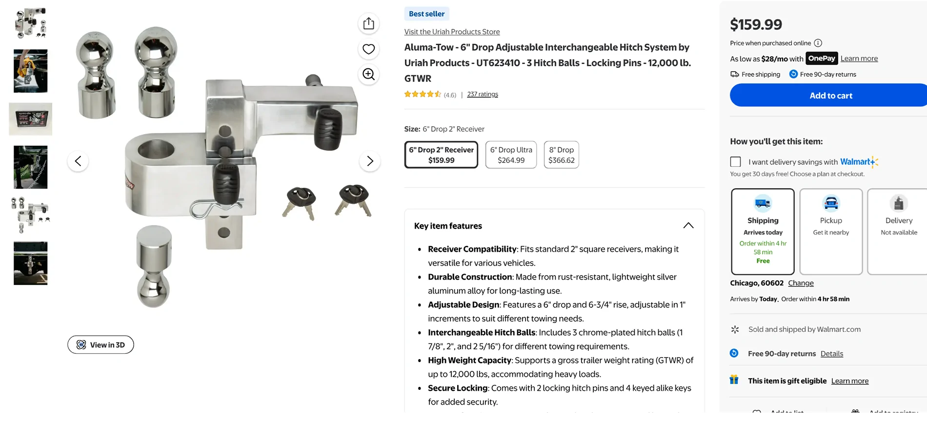 2025 4runner 6th gen What size hitch drop (towing my motorcycle) 1768231984977-cj