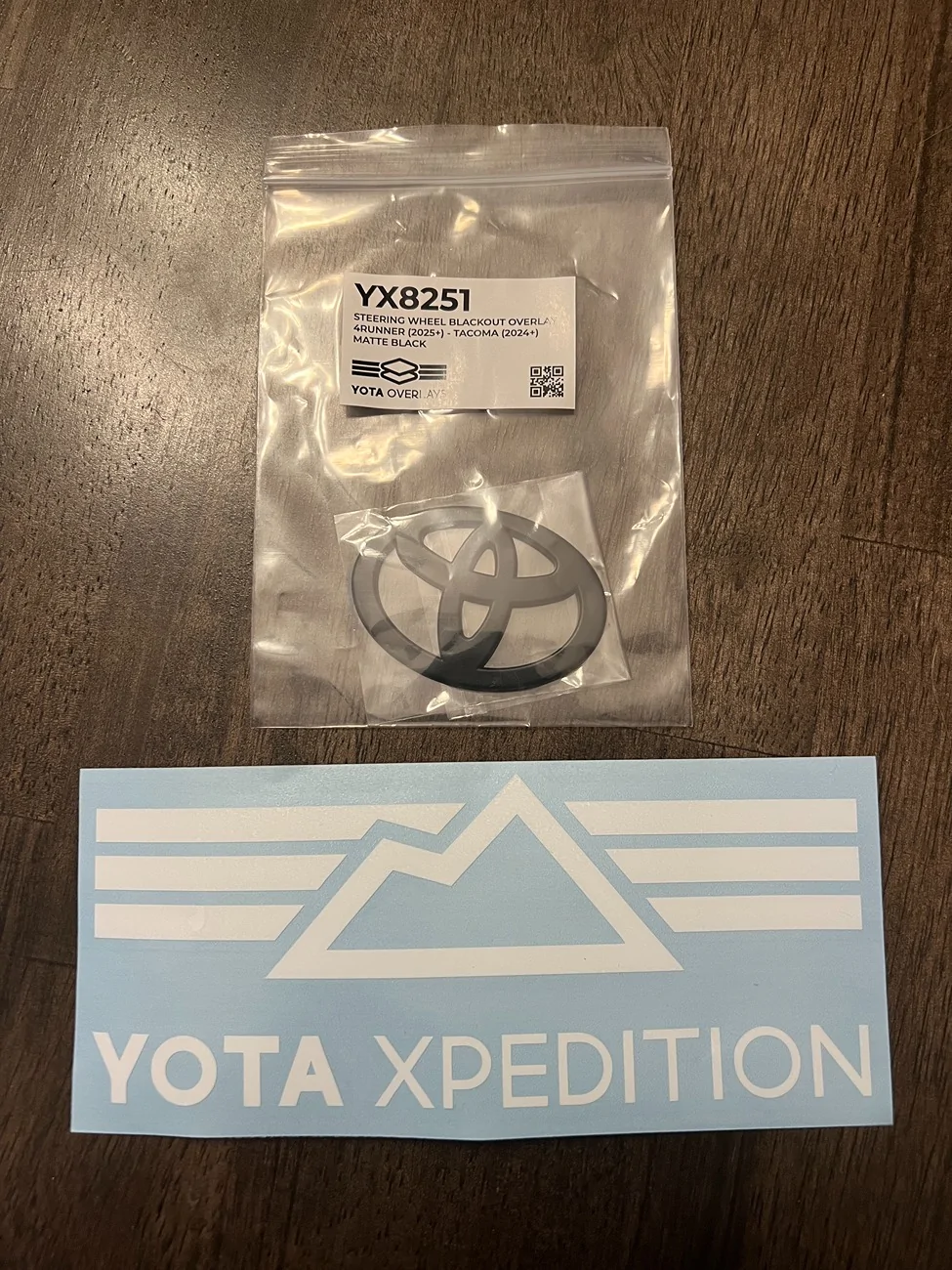 2025 4runner 6th gen Black Steering Wheel Badge Overlay? IMG_2215