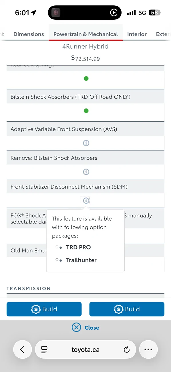 2025 4runner 6th gen Changes to the 2026 4Runner vs. the 2025 (standard trailer brake controller, sound dampening (hood & engine bay), interior door panel filler/rubber IMG_1306