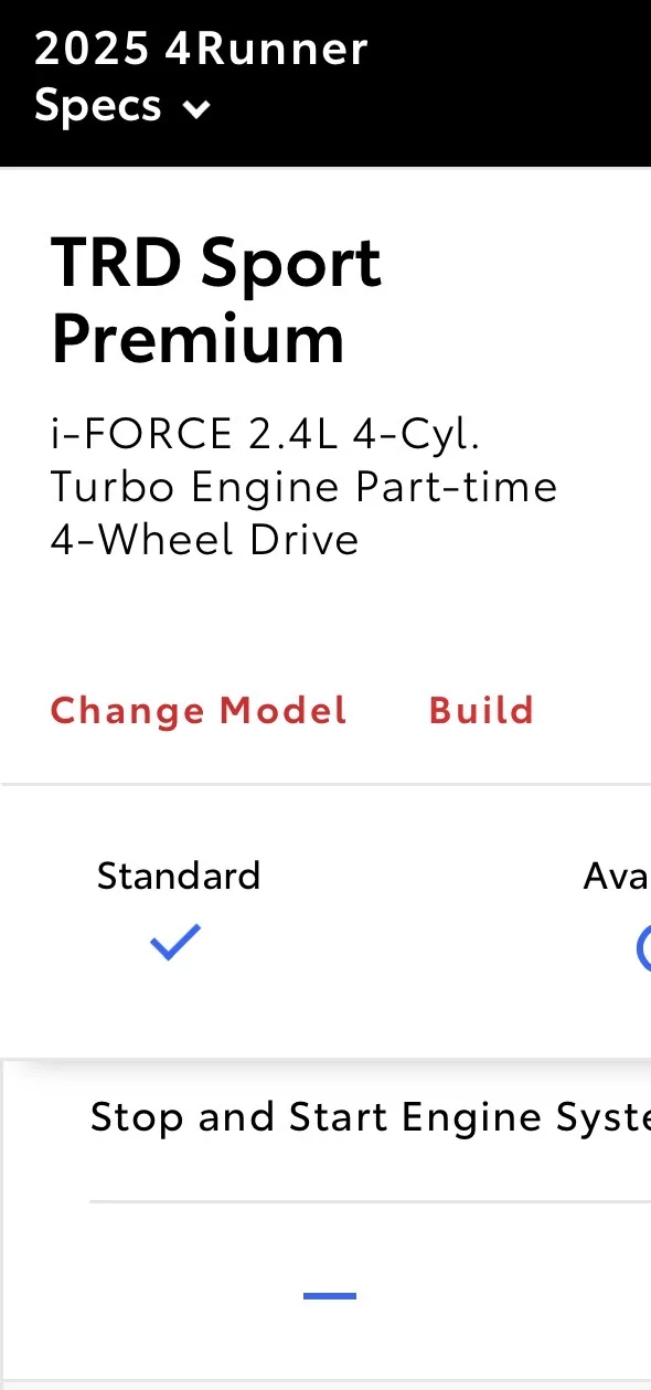 2025 4runner 6th gen Changes to the 2026 4Runner vs. the 2025 (standard trailer brake controller, sound dampening (hood & engine bay), interior door panel filler/rubber IMG_0126