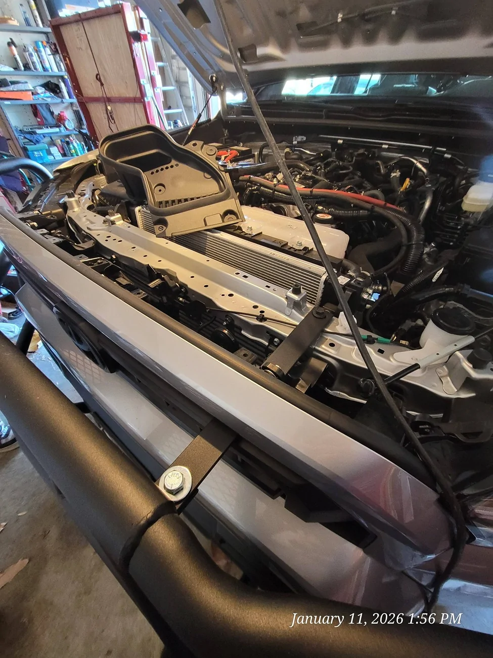 2025 4runner 6th gen Acr-Rite Grill Guard / Brush Guard / Bull Bar installed on 2025 4Runner SR5 Acr-Rite Powder Coated Brush Guard on 2025 2026 4runner 6th gen SR5 3