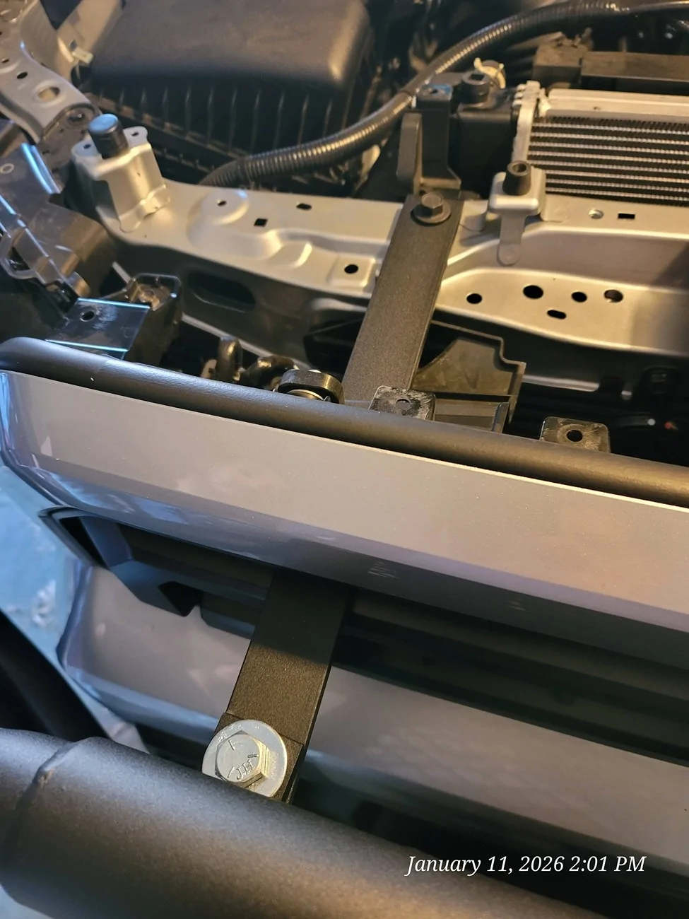 2025 4runner 6th gen Acr-Rite Grill Guard / Brush Guard / Bull Bar installed on 2025 4Runner SR5 Acr-Rite Powder Coated Brush Guard on 2025 2026 4runner 6th gen SR5 4