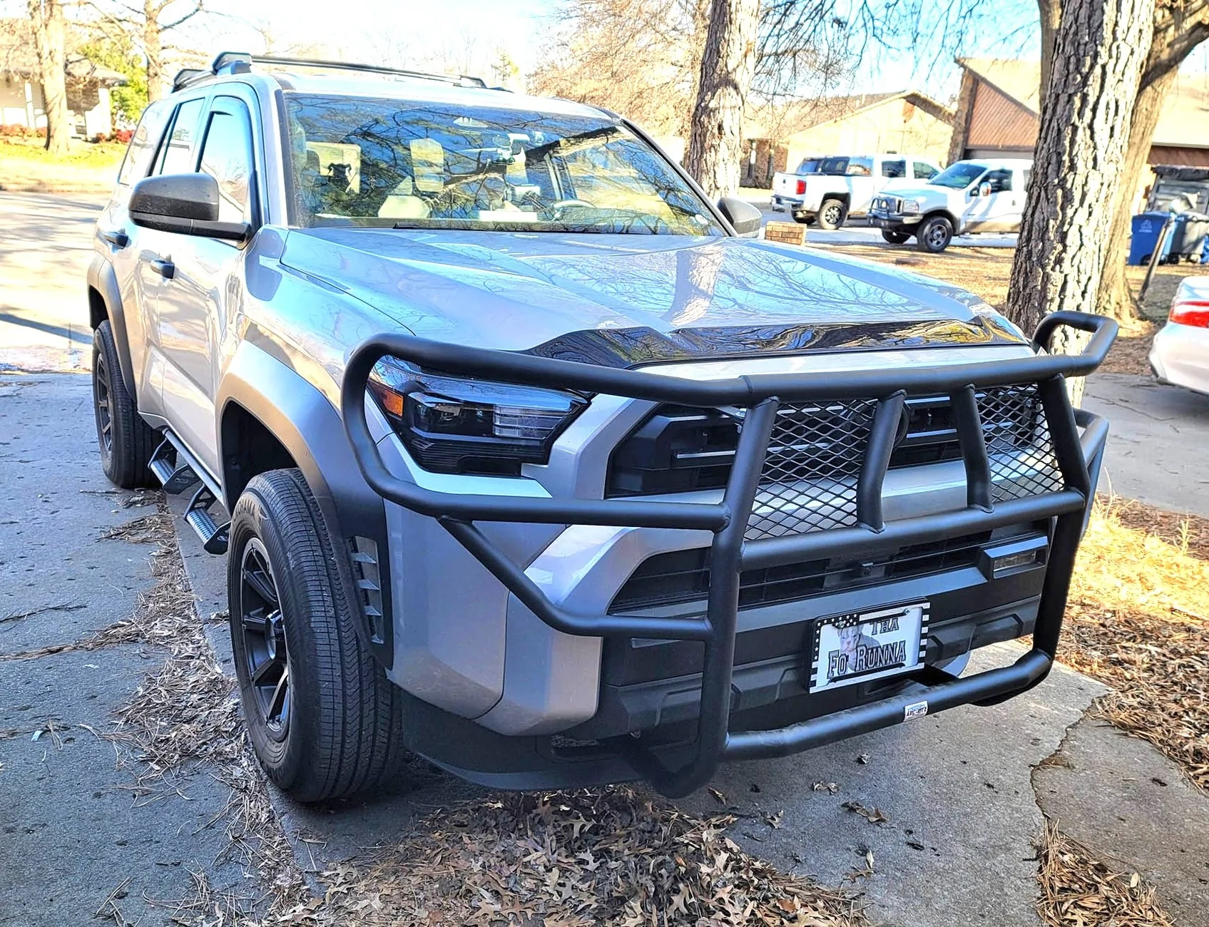 2025 4runner 6th gen Acr-Rite Grill Guard / Brush Guard / Bull Bar installed on 2025 4Runner SR5 Acr-Rite Powder Coated Brush Guard on 2025 2026 4runner 6th gen SR5 6