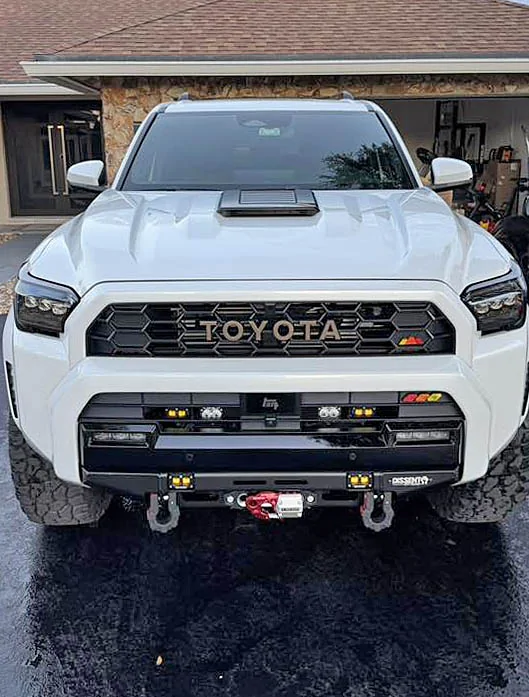 2025 4runner 6th gen Dissent Off-Road Low Profile Winch Bumper + AlphaRex Nova Series LED Headlights Dissent Off-Road Low Profile Winch Bumper + AlphaRex Nova Series LED Headlights 1