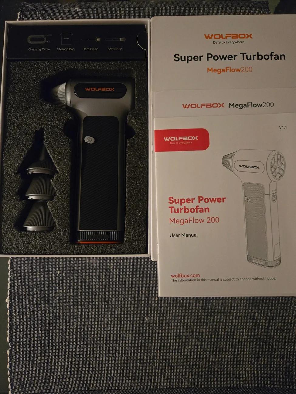 2025 4runner 6th gen Wolfbox compressed air duster blower (MF200) review 20260115_185758