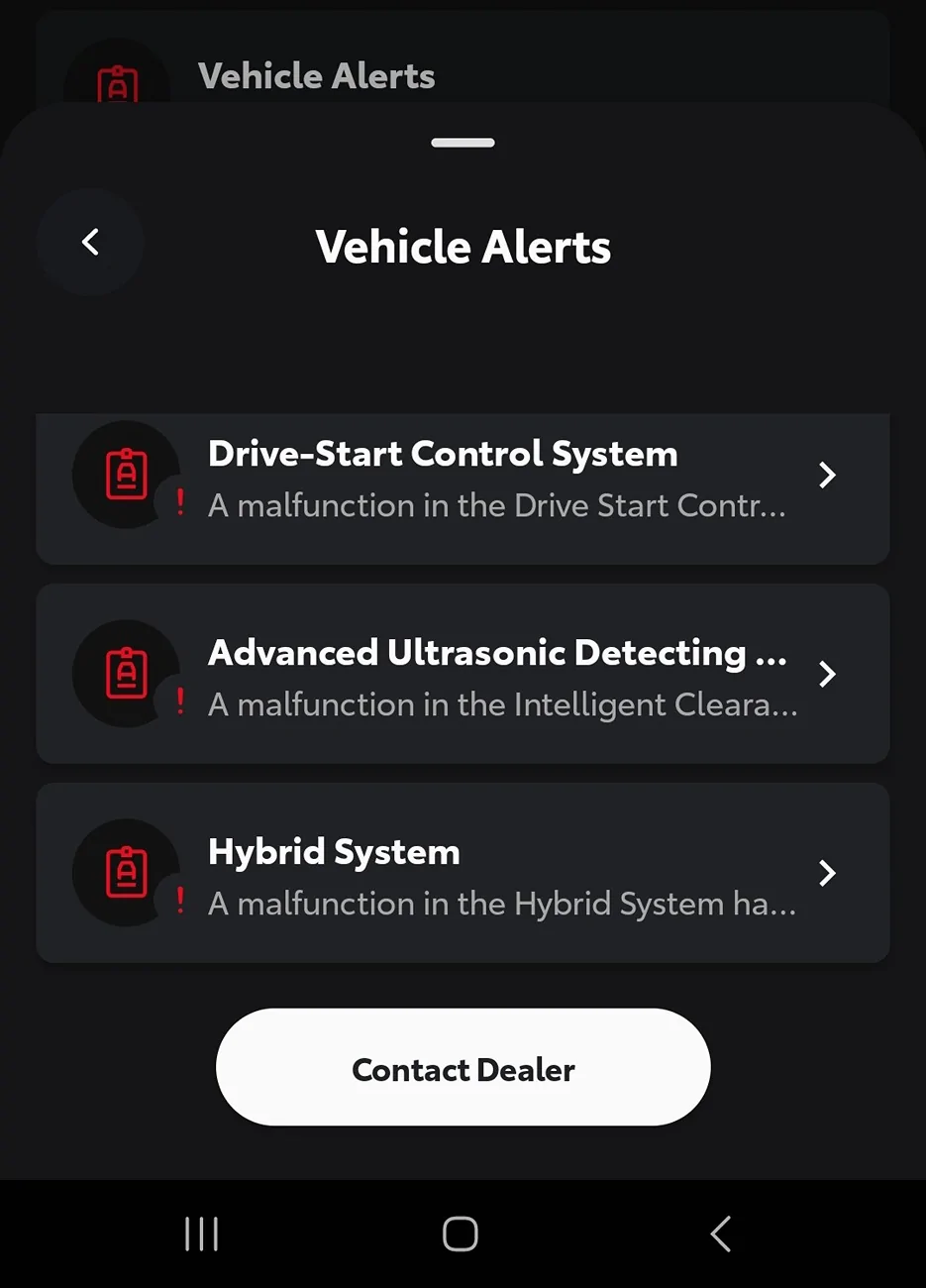 2025 4runner 6th gen Not even 400 Miles and Getting all Types of Warnings⚠️ Screenshot_20260118_165258_Toyota