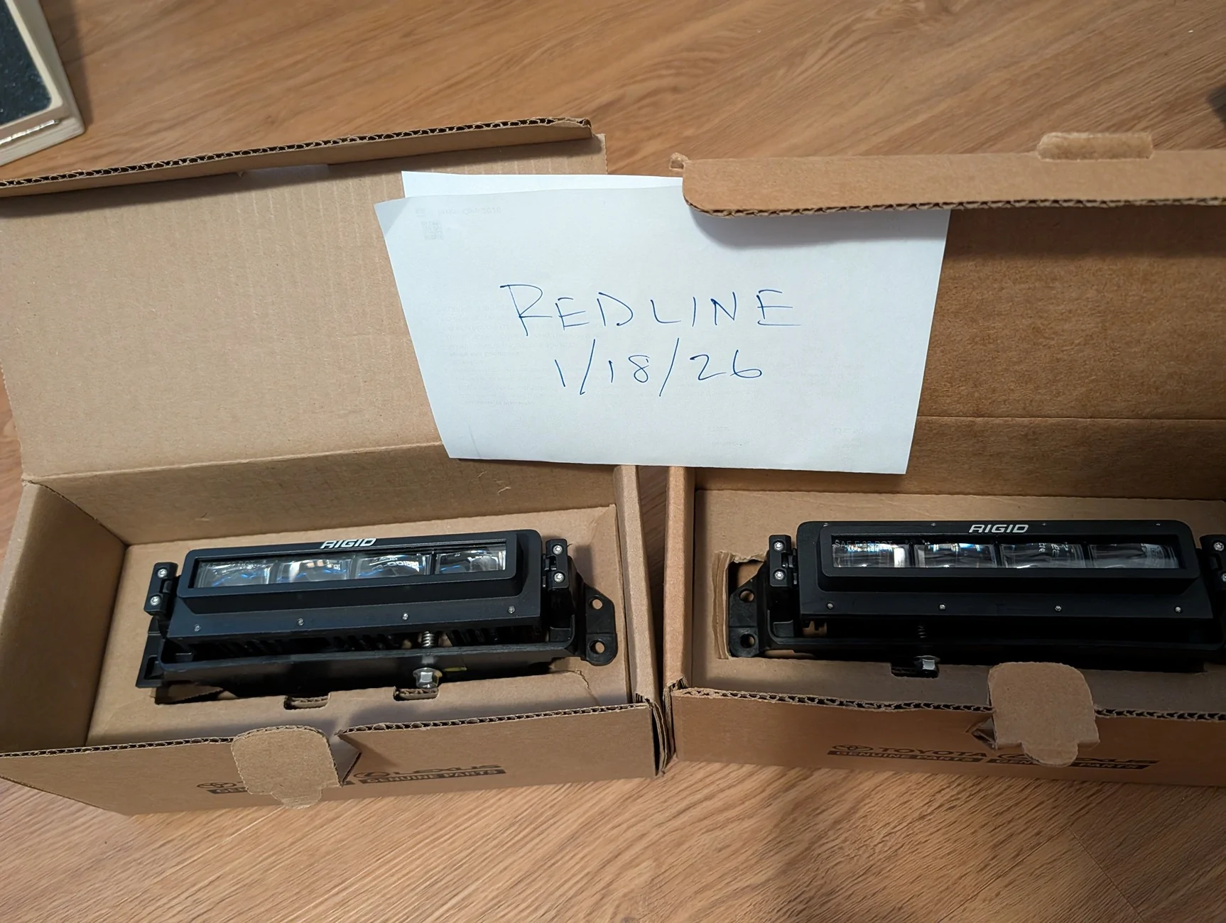 2025 4runner 6th gen WTS: TRD Pro Rigid Fog Lights PXL_20260119_023807434