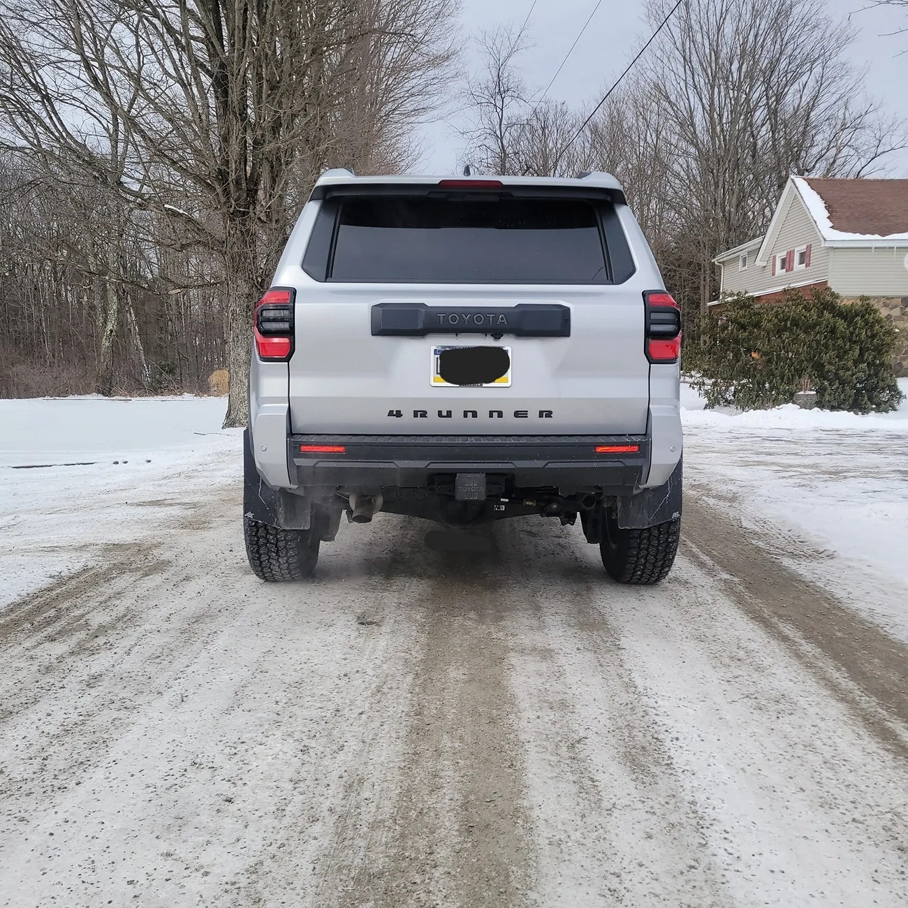 2025 4runner 6th gen Iron Man 3" lift kit, Raceline 958mc 17x8.5 +0 offset, 285/70/17, ARK mudflaps and crash bracket delete 20260120_122825(1)