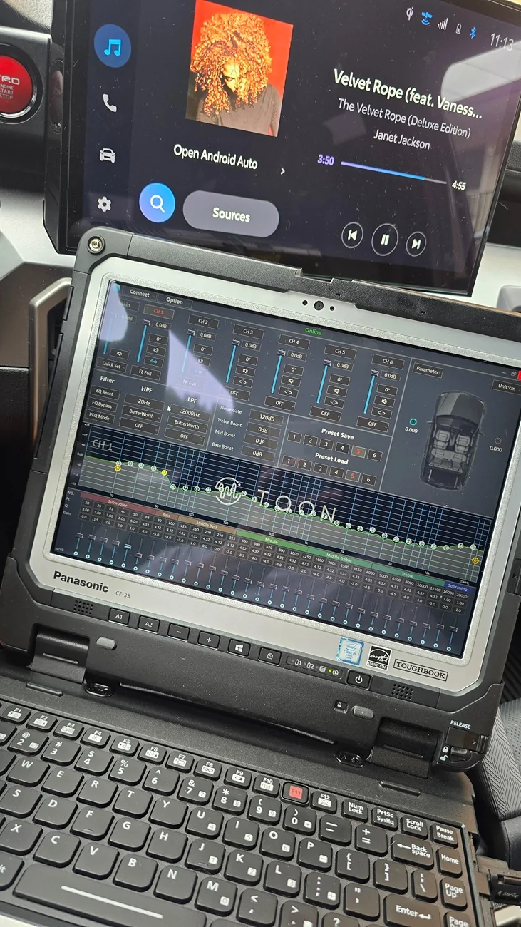 2025 4runner 6th gen My audio adventure to get the JBL system to sound decent. Review of Trailgridpro set and Beatsonic Encore X. 20260121_111343