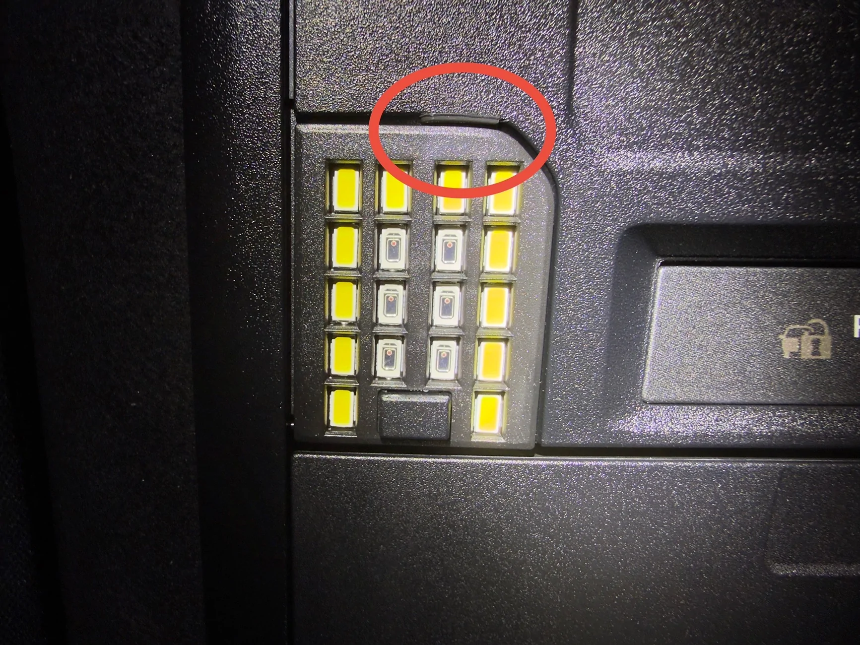 2025 4runner 6th gen MESO Customs Switch-Back Interior Overhead Dome & Map Light Upgrade (White-Red Modes) IMG_7191