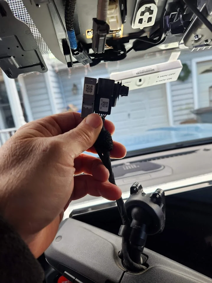 2025 4runner 6th gen WolfBox G900 Tri-Pro Rear Mirror Camera - MikeD's Install Experience & Review 20251221_145116