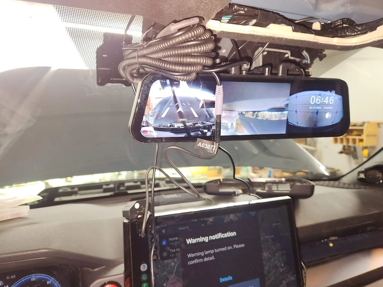 2025 4runner 6th gen WolfBox G900 Tri-Pro Rear Mirror Camera - MikeD's Install Experience & Review 20260117_184605