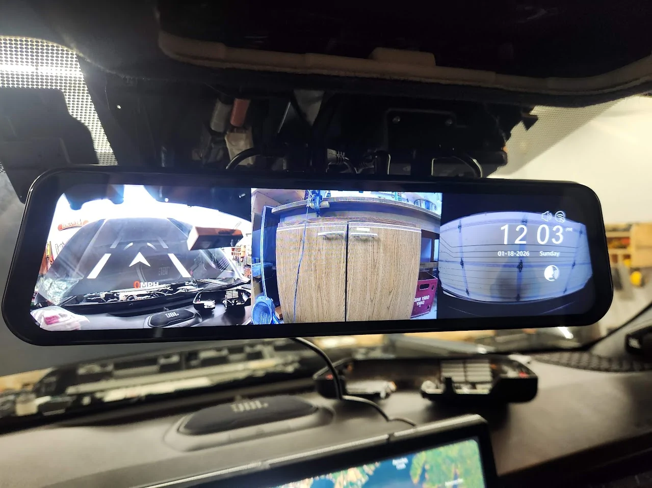 2025 4runner 6th gen WolfBox G900 Tri-Pro Rear Mirror Camera - MikeD's Install Experience & Review 20260118_120304