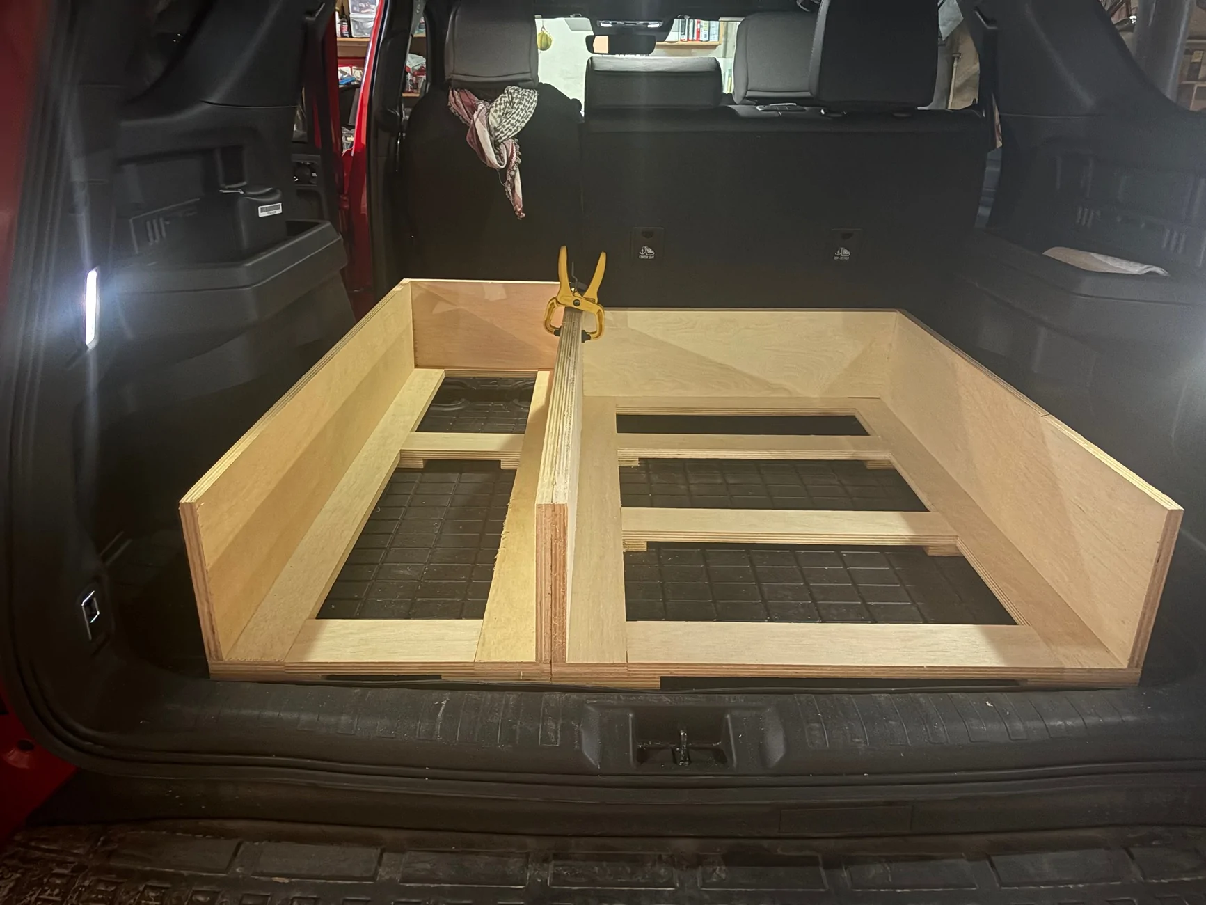 2025 4runner 6th gen Plans for bed in cargo area IMG_9244