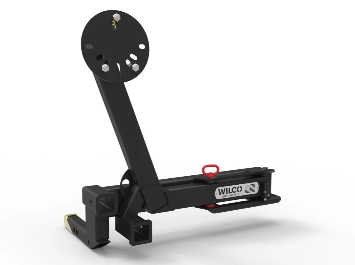 2025 4runner 6th gen Wilco Hitchgate Switch - swing out tow hitch tire carrier released (carries up to 37" tire) Wilco Hitchgate Switch swing out tire carrier released (carries up to 37%22 tire) 5