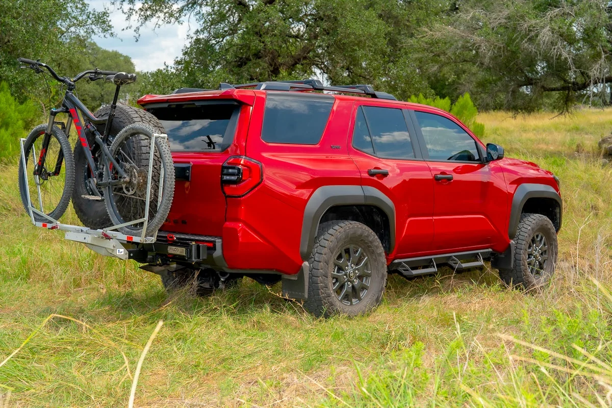 2025 4runner 6th gen Wilco Hitchgate Switch - swing out tow hitch tire carrier released (carries up to 37" tire) Wilco Hitchgate Switch swing out tire carrier released (carries up to 37%22 tire) 3