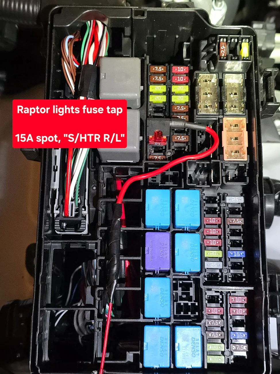 2025 4runner 6th gen Raptor Grille Lights - Which fuse location are you using? 20260129_232958