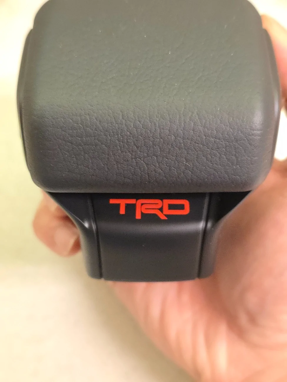 2025 4runner 6th gen FS: OEM TRD Shift Knob (Red letters) 20260130_180334