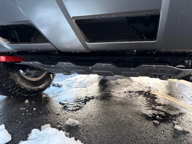 2025 4runner 6th gen Winter weather issue w/ Trailhunter - snow stuck and turned into ice above skid plate IMG_1607