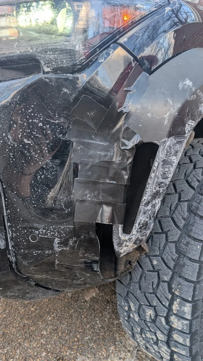 2025 4runner 6th gen First snow day for the ORP. Minor incident. PXL_20260131_220600687