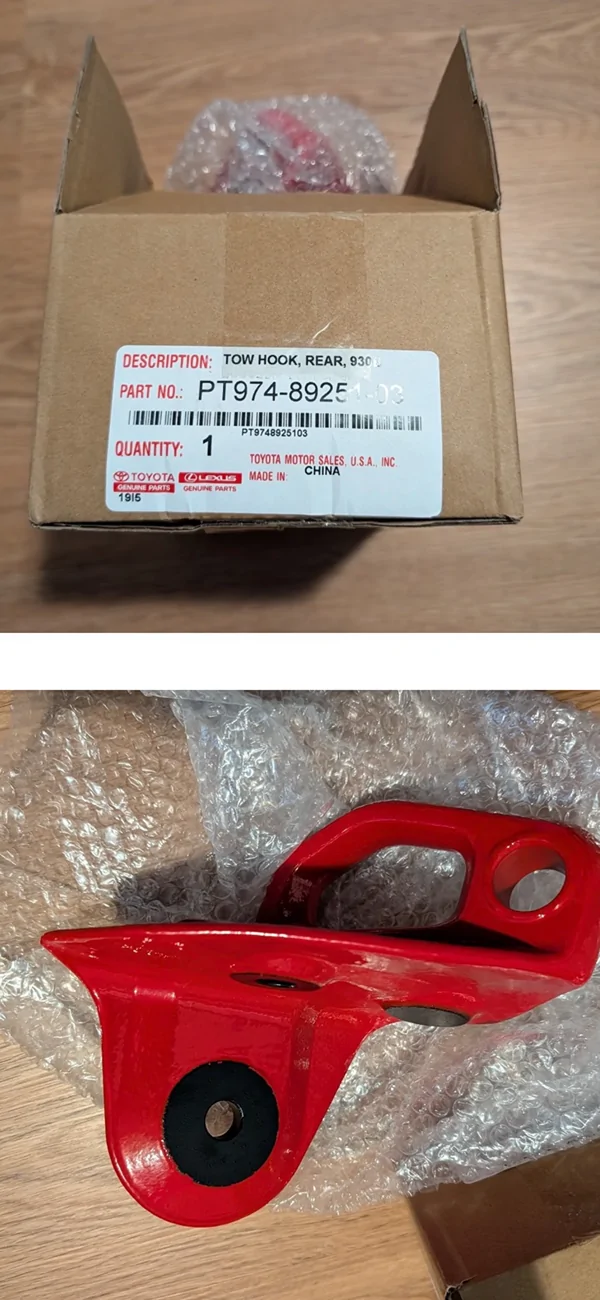 2025 4runner 6th gen Rear recovery hook - part PT974-89251-03 IMG_6446
