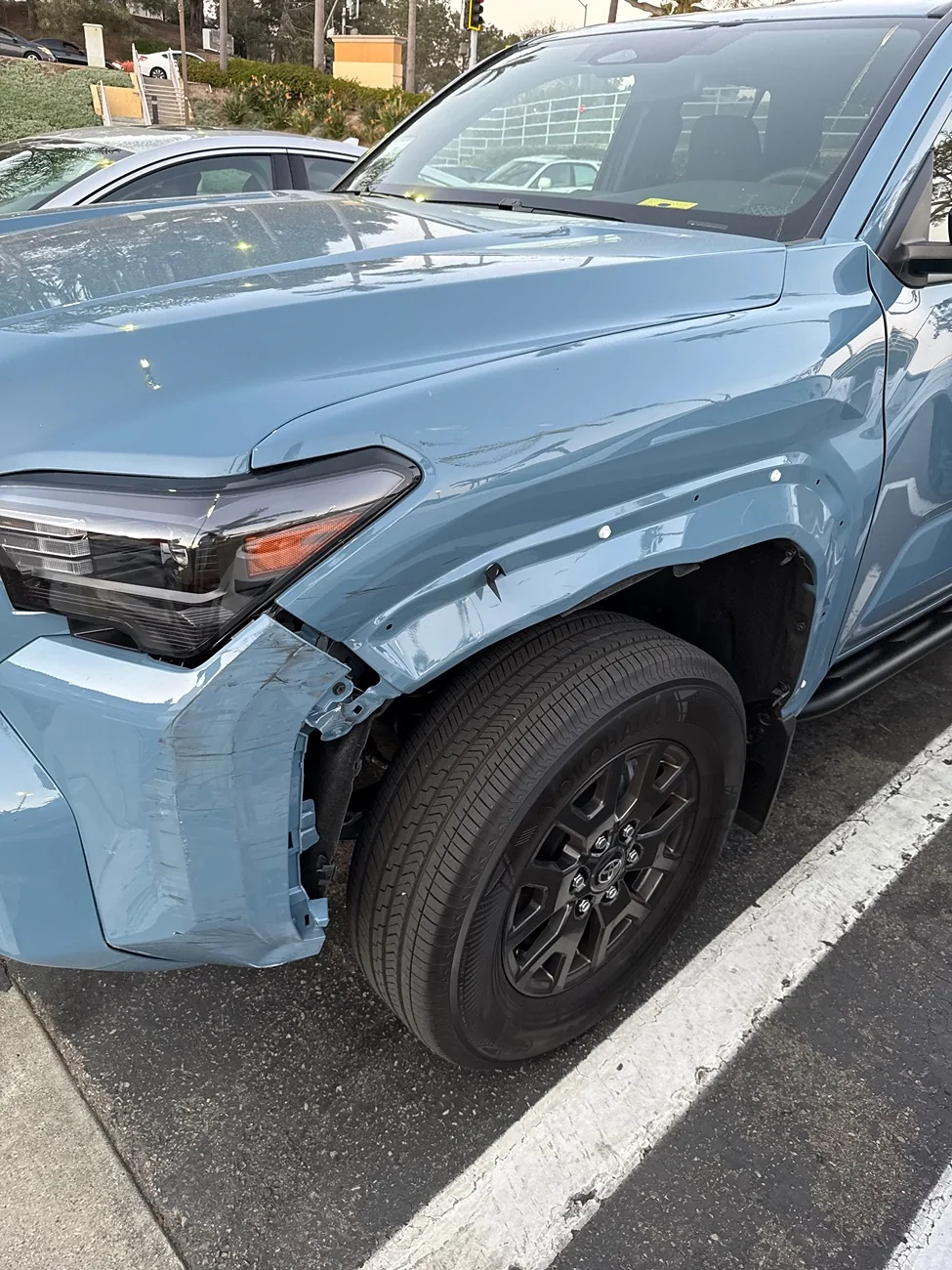 2025 4runner 6th gen Drunk Driver sideswiped me only 600 miles in😢 IMG_6818