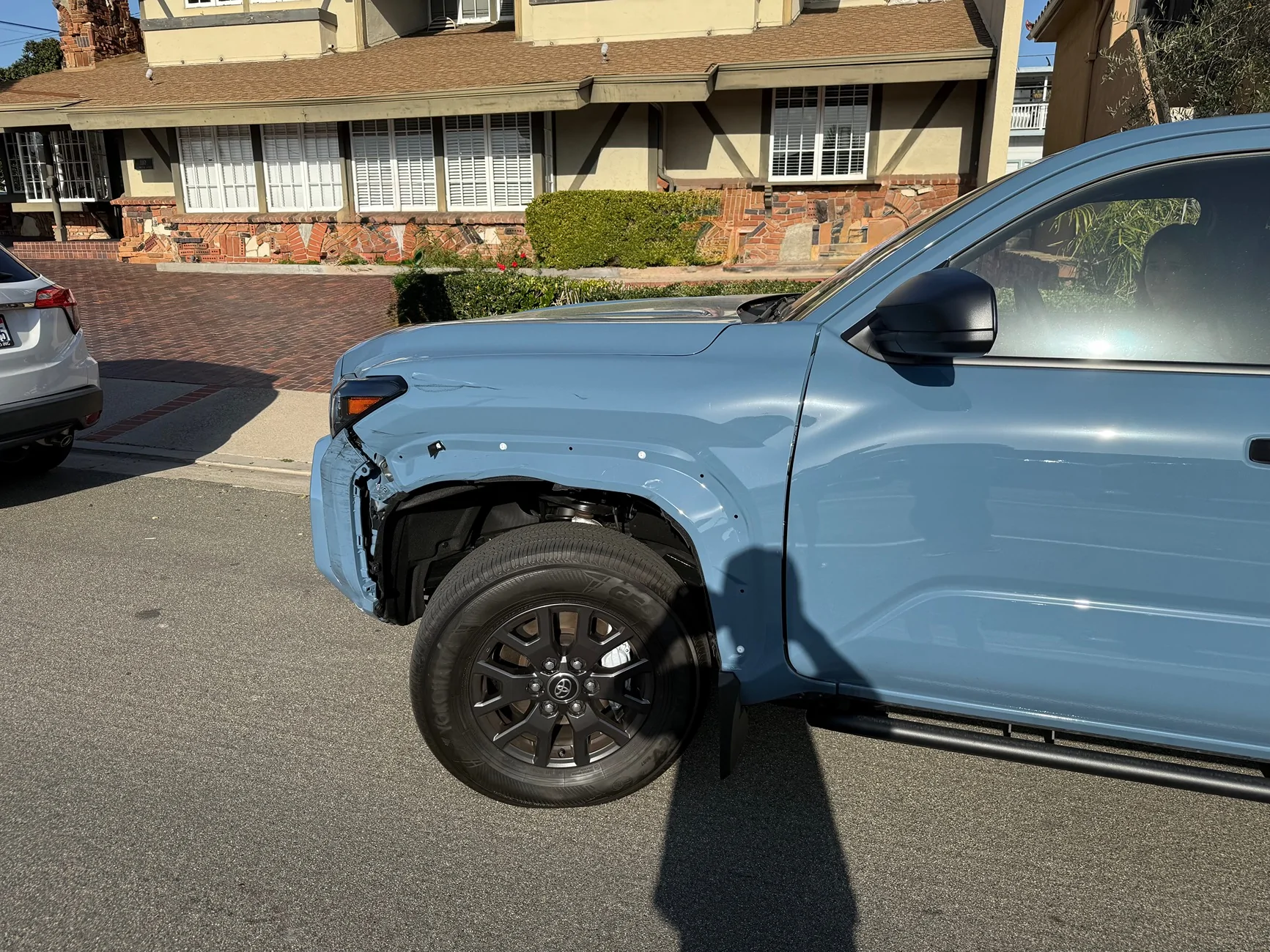 2025 4runner 6th gen Drunk Driver sideswiped me only 600 miles in😢 IMG_6809