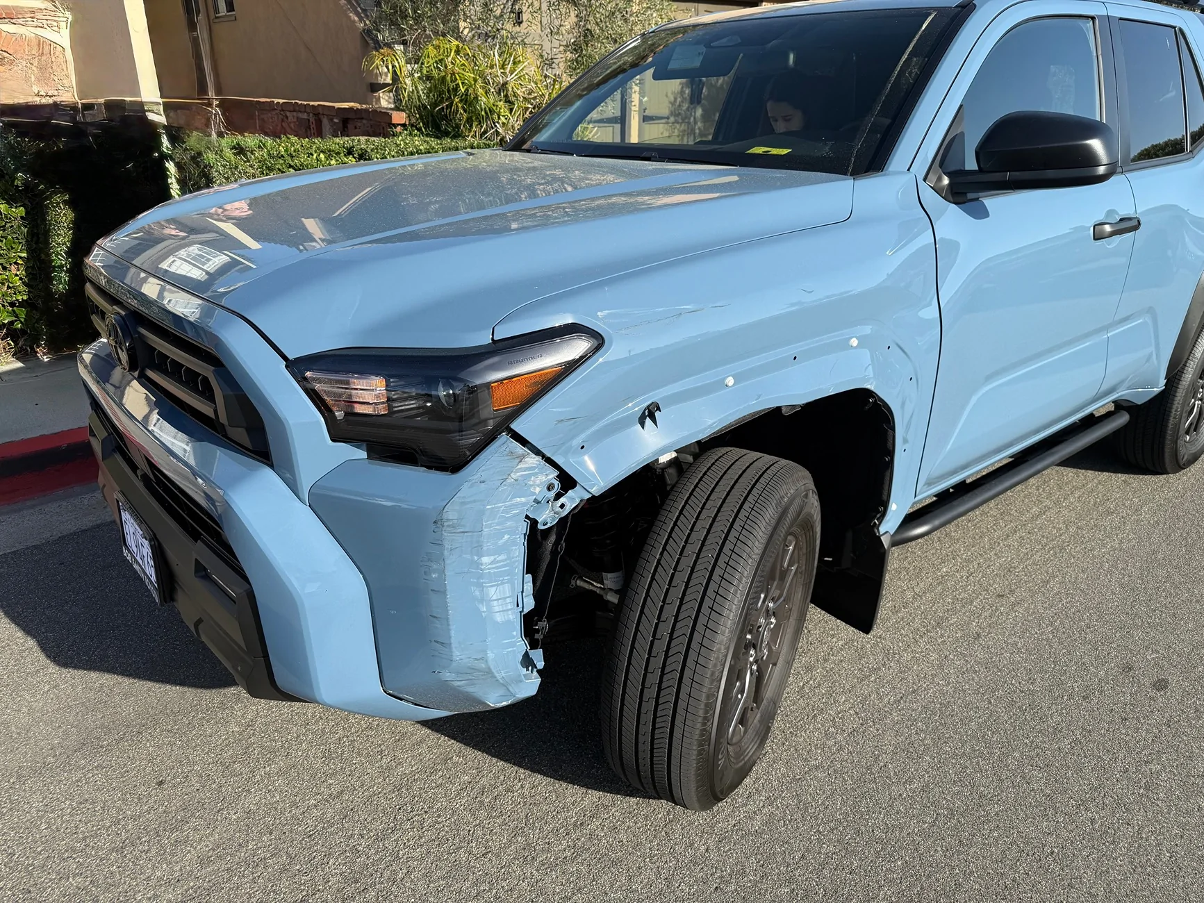 2025 4runner 6th gen Drunk Driver sideswiped me only 600 miles in😢 IMG_6810