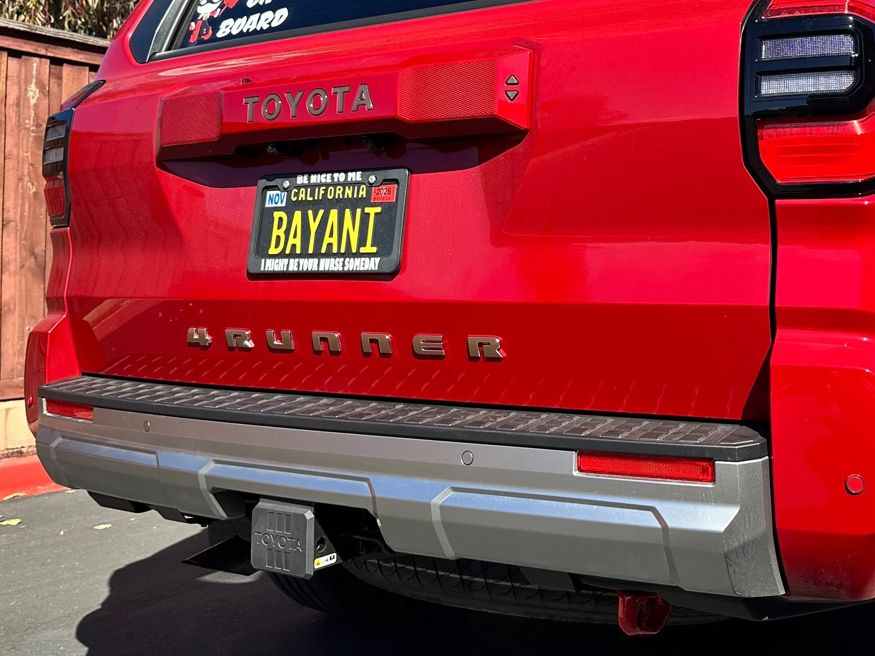 2025 4runner 6th gen Supersonic Red LIMITED build with mods so far IMG_1356