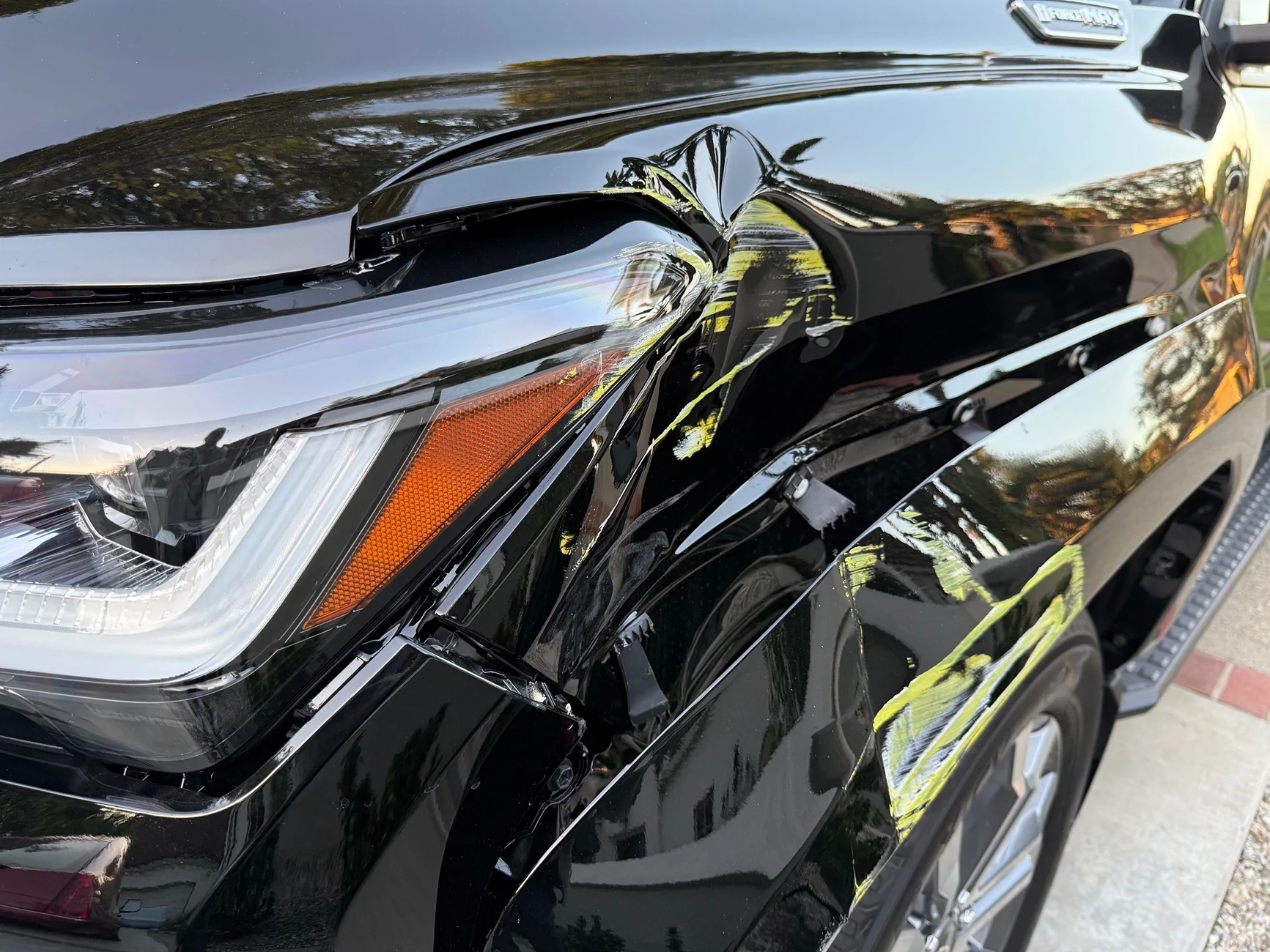 2025 4runner 6th gen Drunk Driver sideswiped me only 600 miles in 😢 IMG_0392