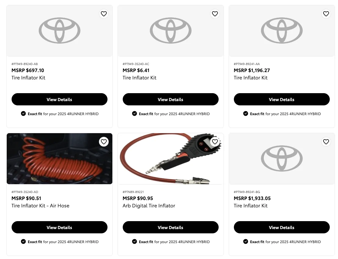 2025 4runner 6th gen Factory air compressor on a hybrid OR? 1770143620109-5u