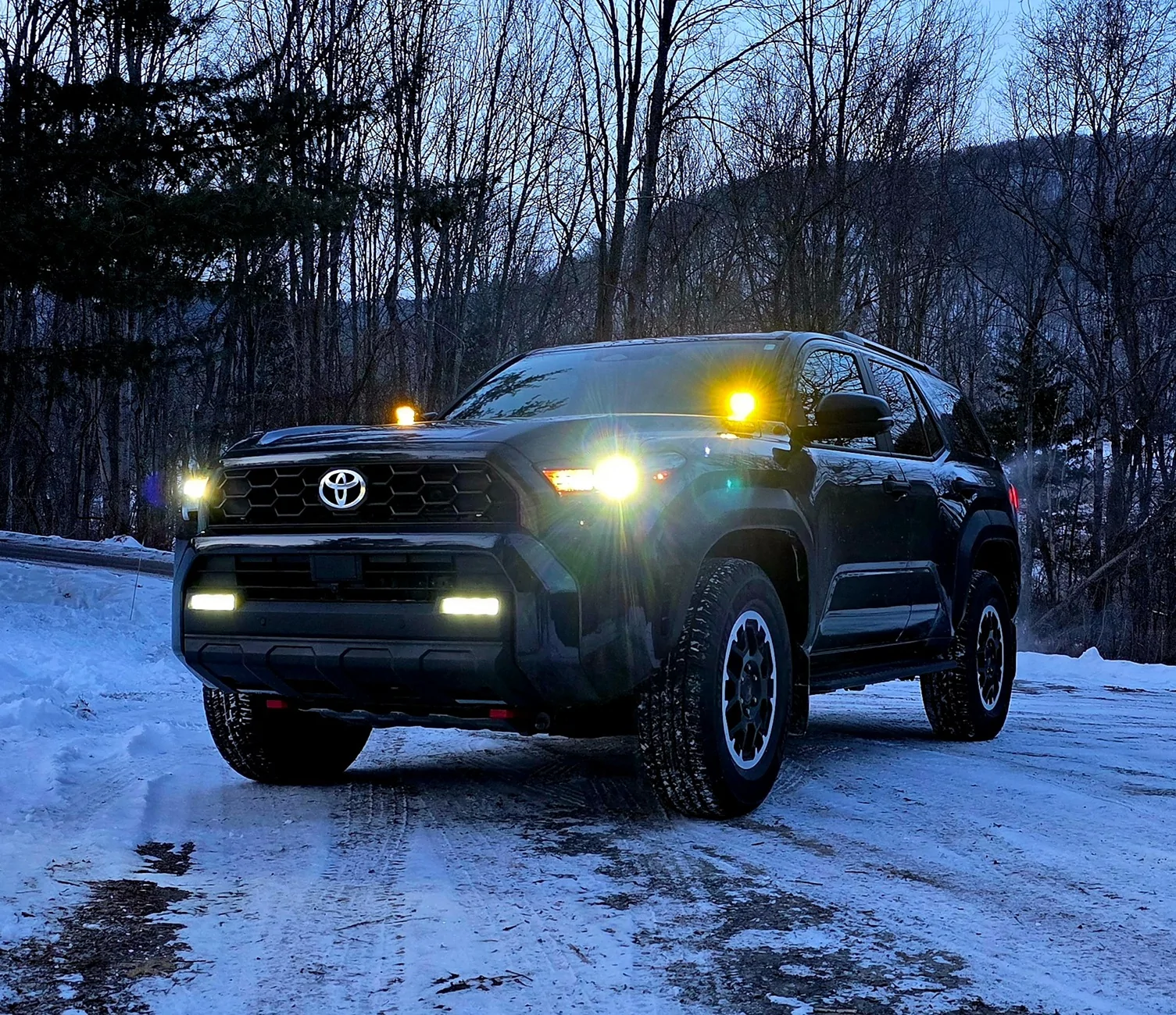 2025 4runner 6th gen Morimoto Ditch Lights installed 20260205_173304