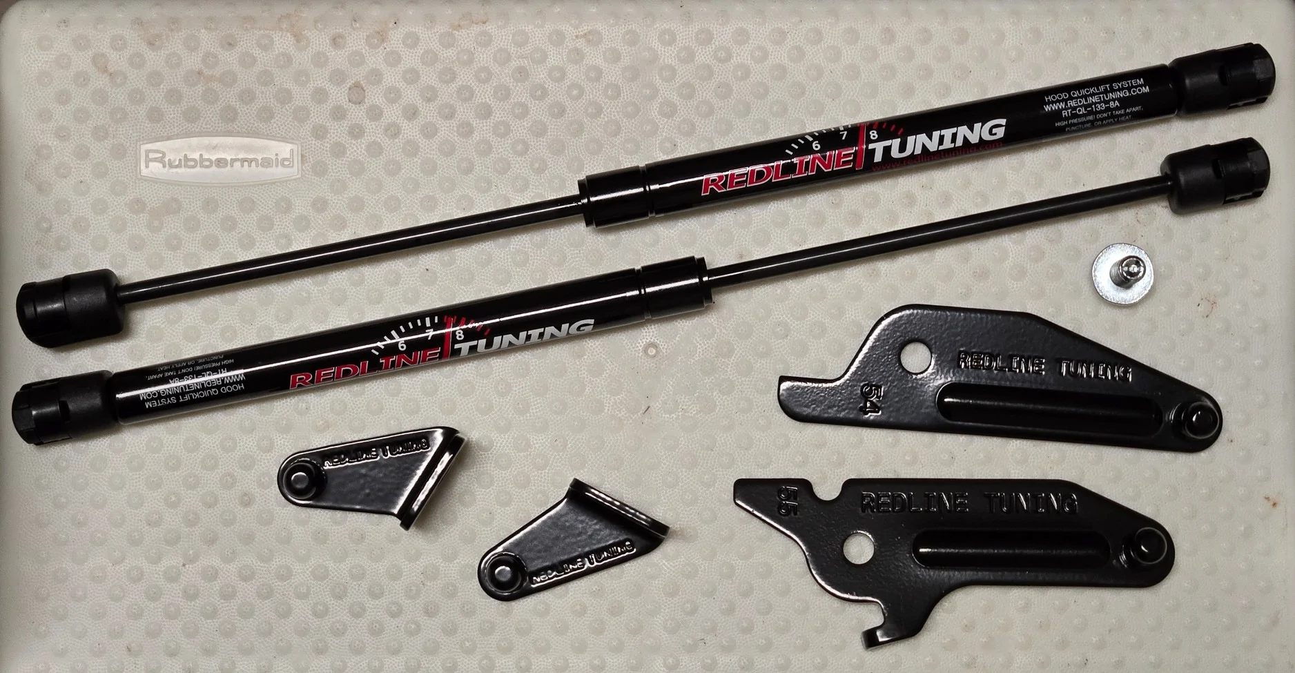 2025 4runner 6th gen Mudbath TRD Pro - Review at 600 miles and counting Redline Tuning Hood Struts 1