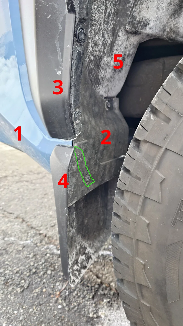 2025 4runner 6th gen What is this lower rear quarter panel part called & part number? (in heritage blue) 20260207_113344775_annotated