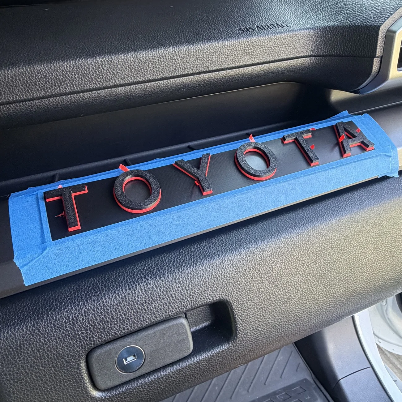 2025 4runner 6th gen TRD Pro Dash Letters V2 kit (by 4RunnerMods) install v2_05