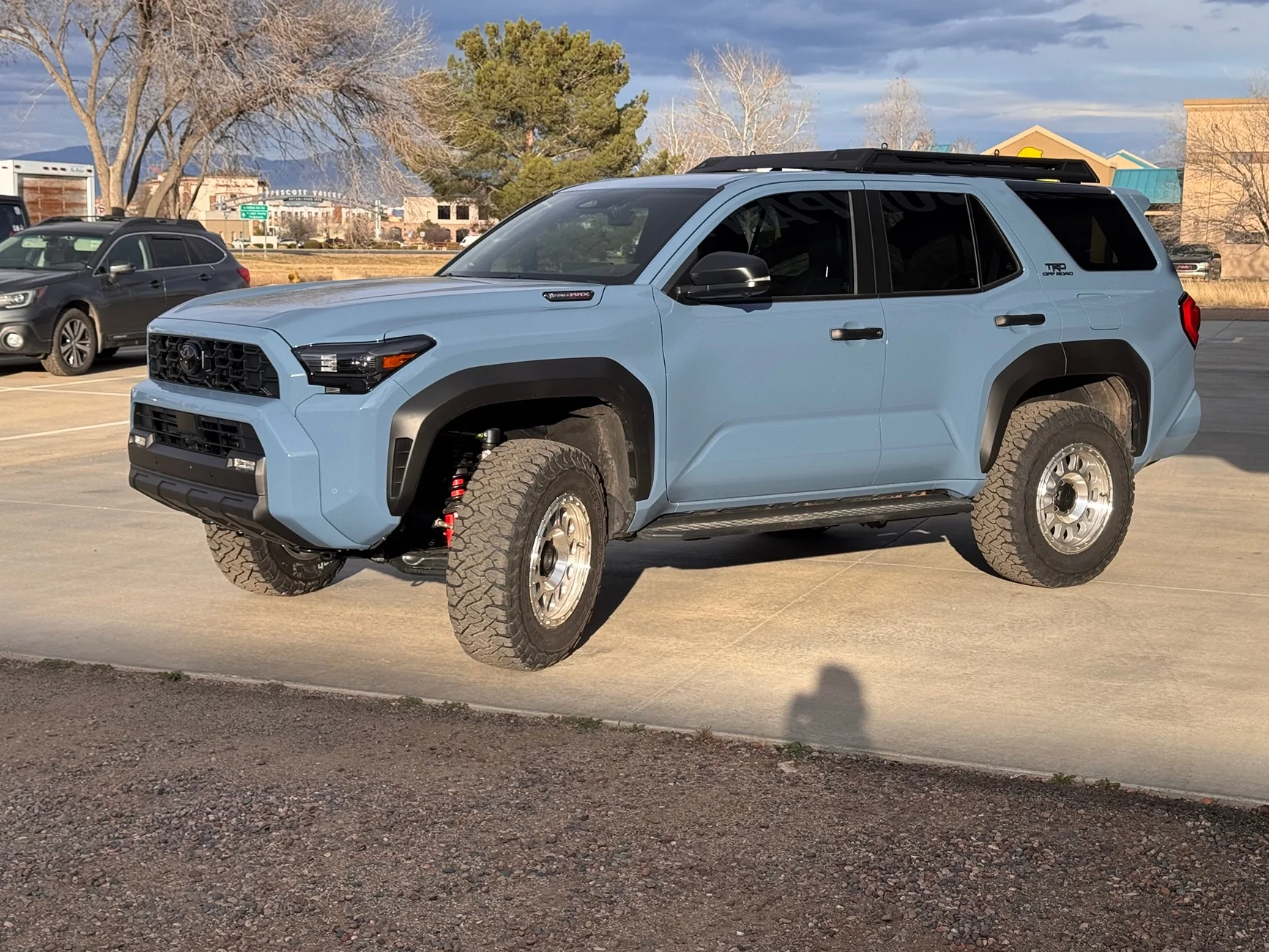 2025 4runner 6th gen 2025 Heritage Blue OR Prem with Ironman Phase II Level Kit, Method 315, BFG KO3 275/70/18 + Audio Mods IMG_3485