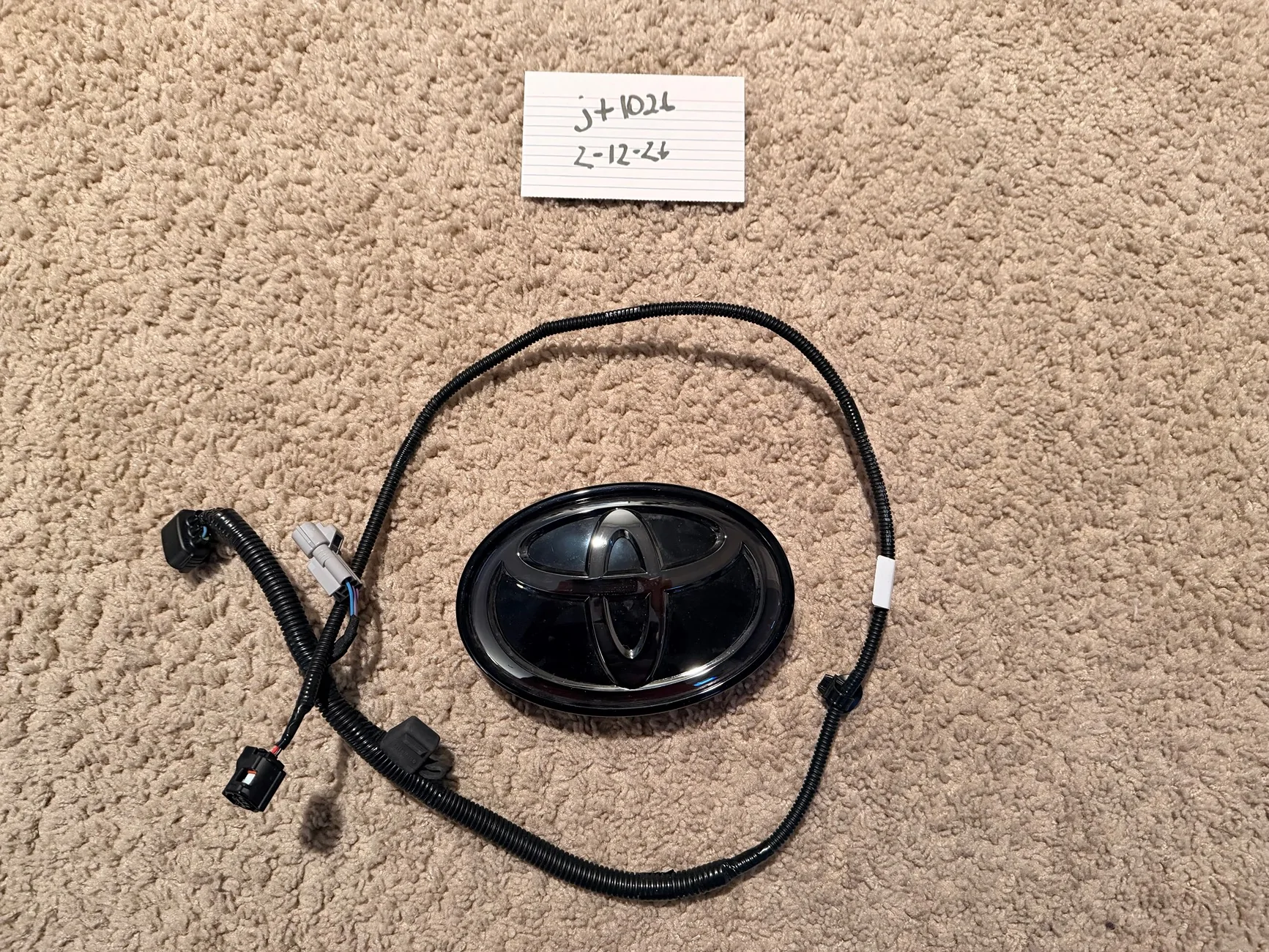 2025 4runner 6th gen FS: Illuminated Front Emblem: Dark Chrome IMG_5262