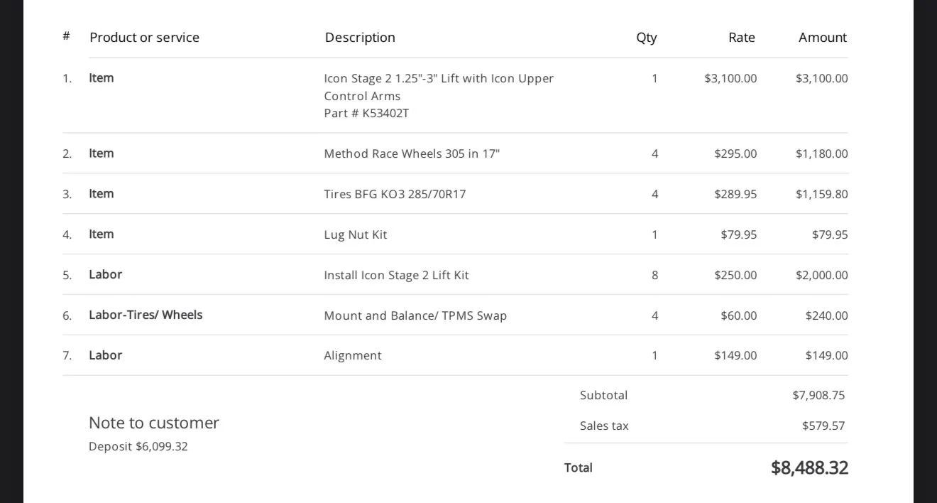 2025 4runner 6th gen New Off Road Premium - 2.5” lift price sanity check IMG_3104