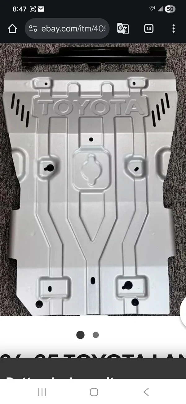 2025 4runner 6th gen Front skidplate replacement Screenshot_20260213_204756_Chrom