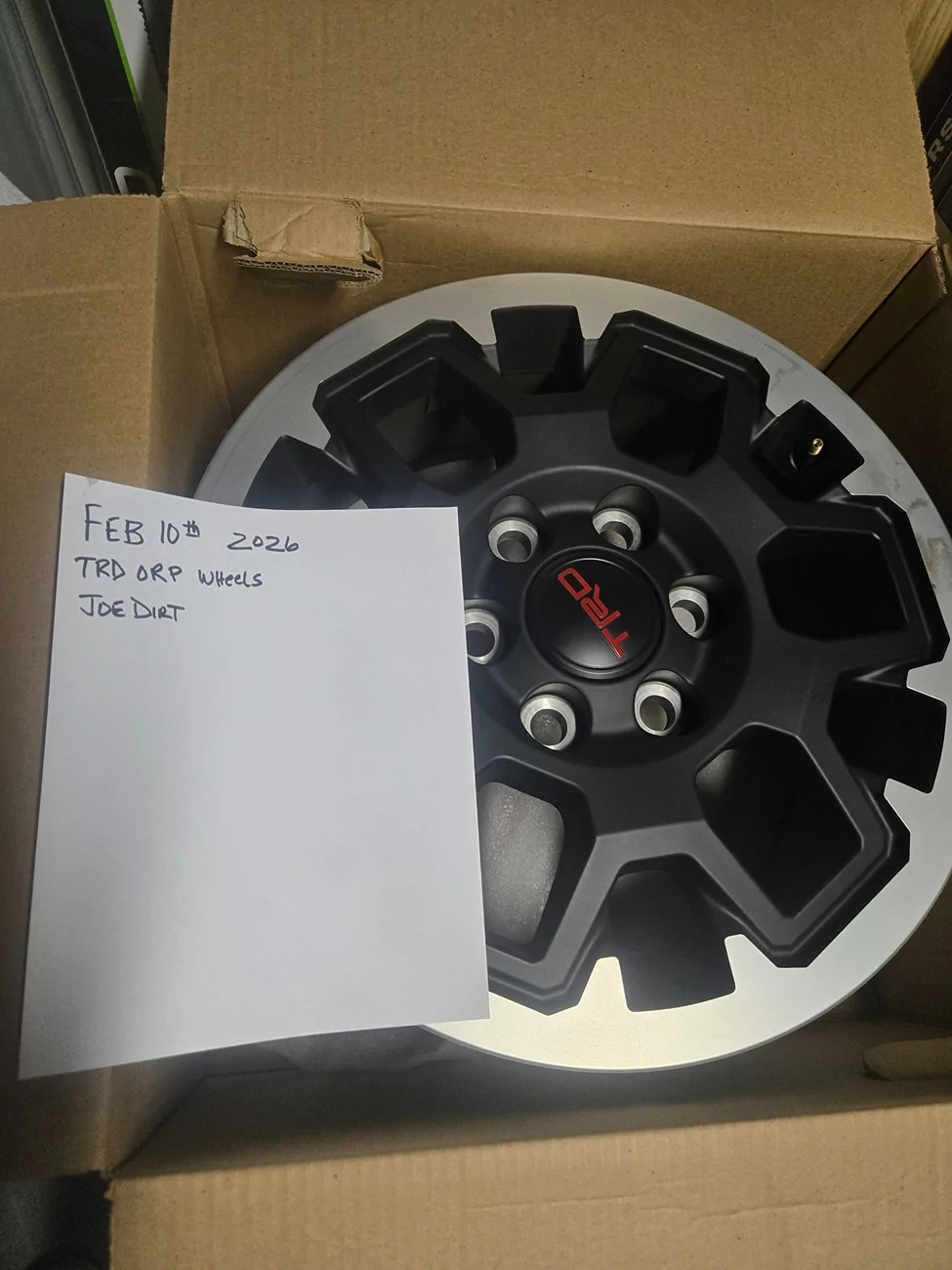 2025 4runner 6th gen 18-in Factory orp Wheel set (4) 20260210_191719