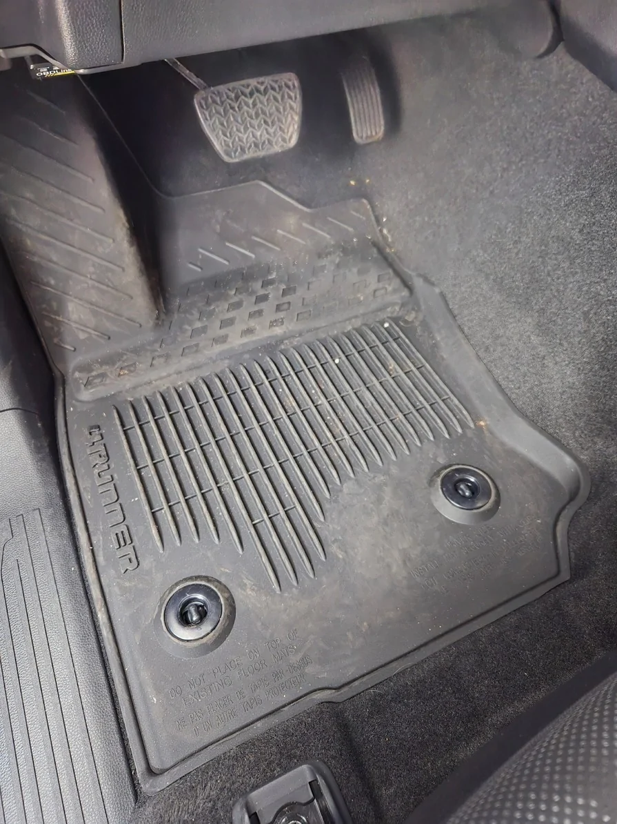 2025 4runner 6th gen Husky X-act Contour Floor Mats Liners installed 2026 ORP (non-hybrid) Husky 06