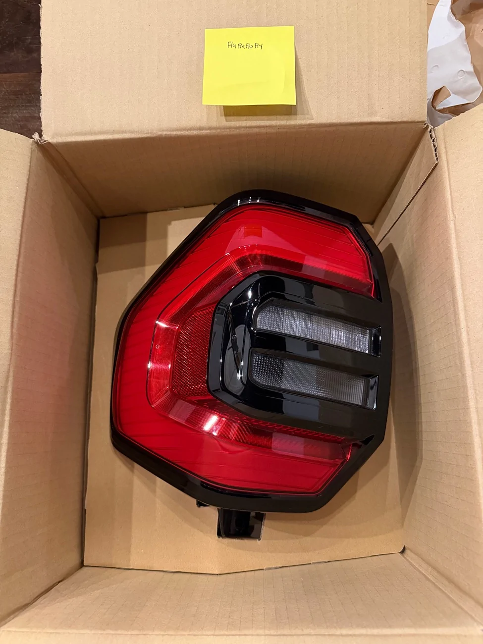 2025 4runner 6th gen Standard Red Tail Lights ORP IMG_2287