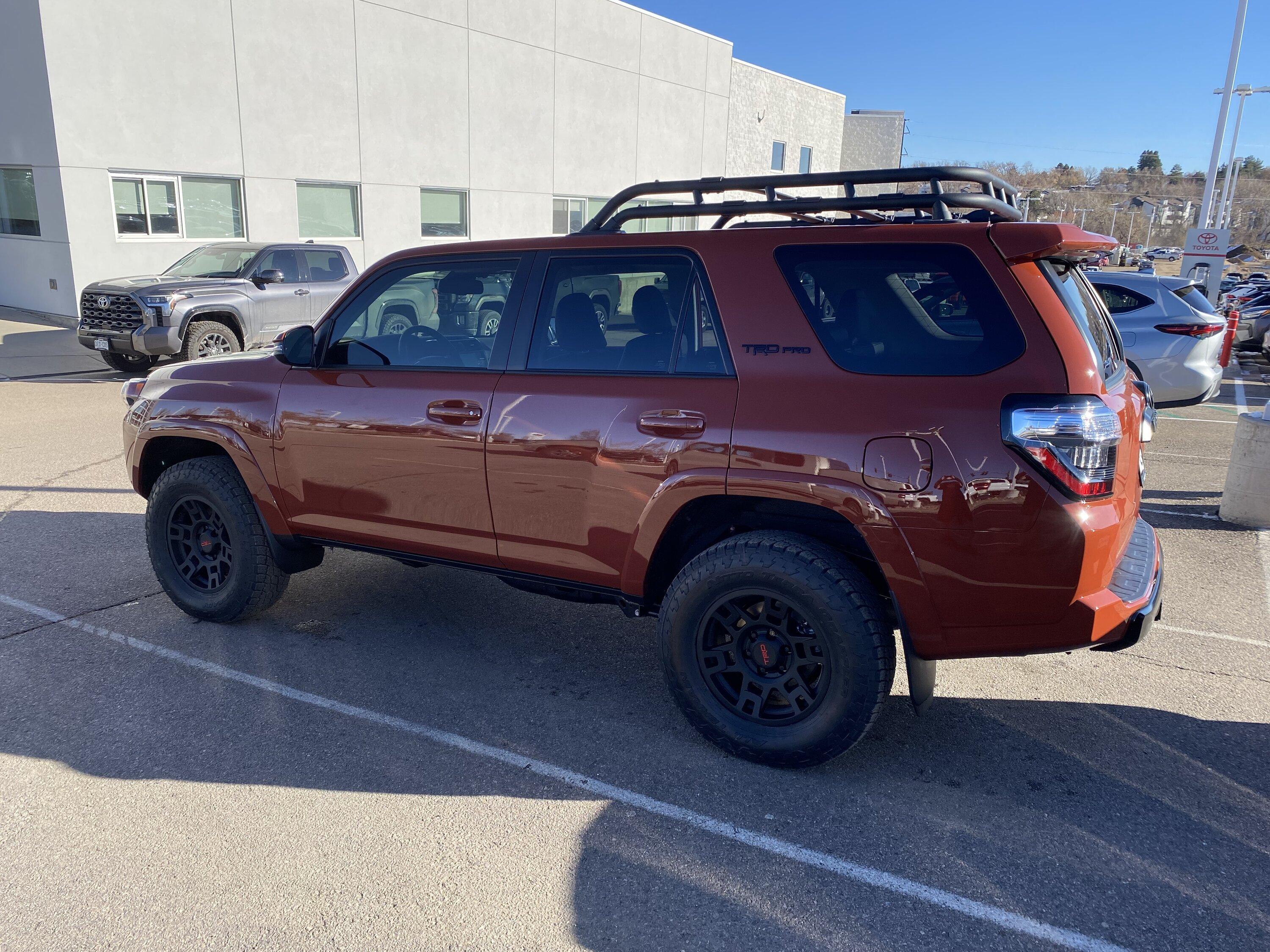 2025 4runner 6th gen 2024 4Runner TRD Pro Real TERRA Color Video IMG_7553.JPG