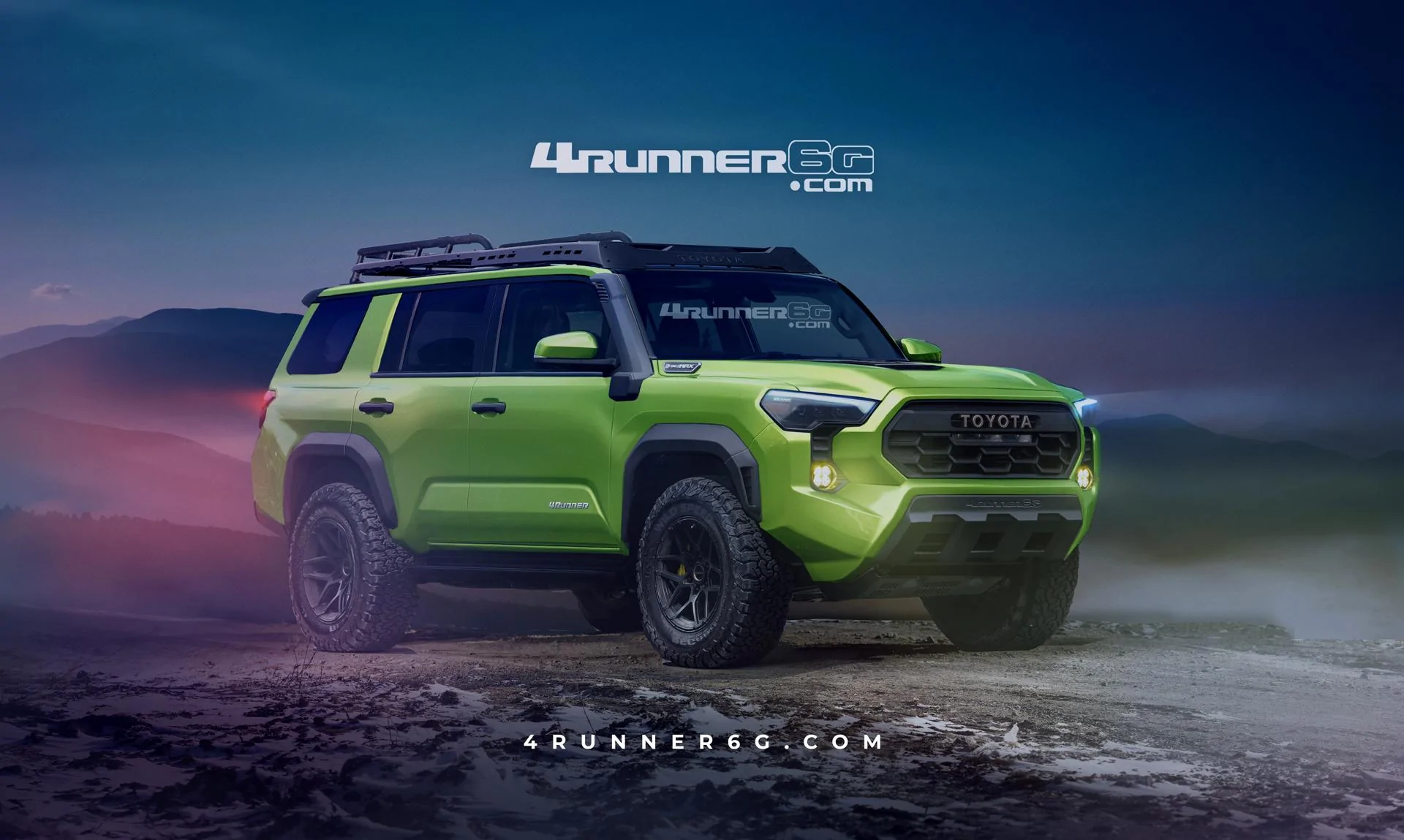 2025 4runner 6th gen New 2025 4Runner article with rendering 2025 Toyota-4Runner-Front-Electric-Lim