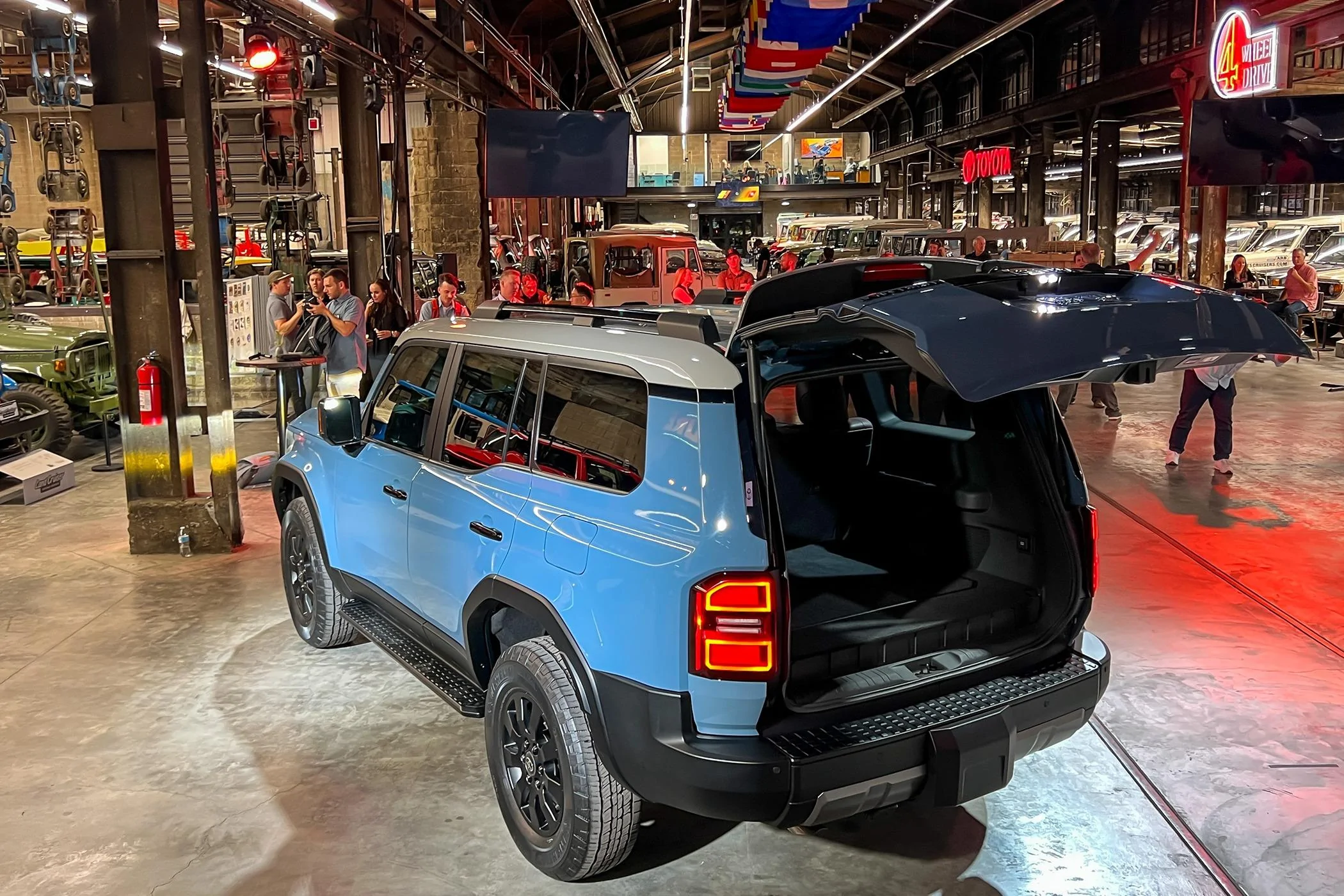 2025 4runner 6th gen 2025 4Runner official first photo teaser by Toyota! (in Heritage Blue). Jan 4, 2025 release date hint?! GJLandCruiserBryonDorr-20