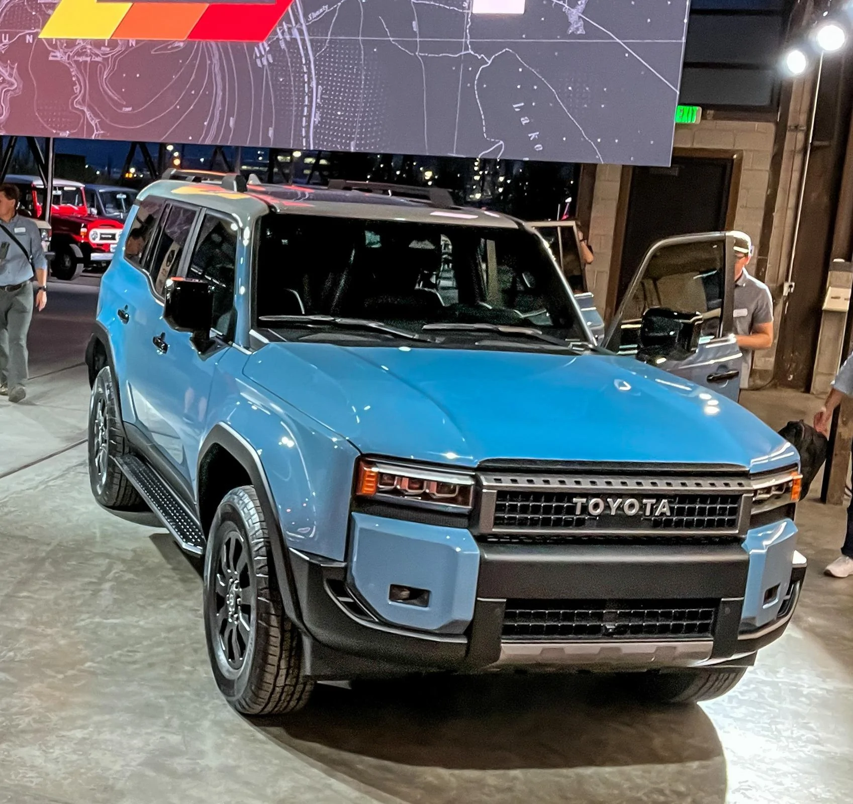 2025 4runner 6th gen 2025 4Runner official first photo teaser by Toyota! (in Heritage Blue). Jan 4, 2025 release date hint?! GJLandCruiserBryonDorr-12